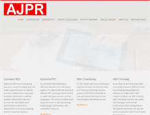 Tablet Screenshot of ajpr.com